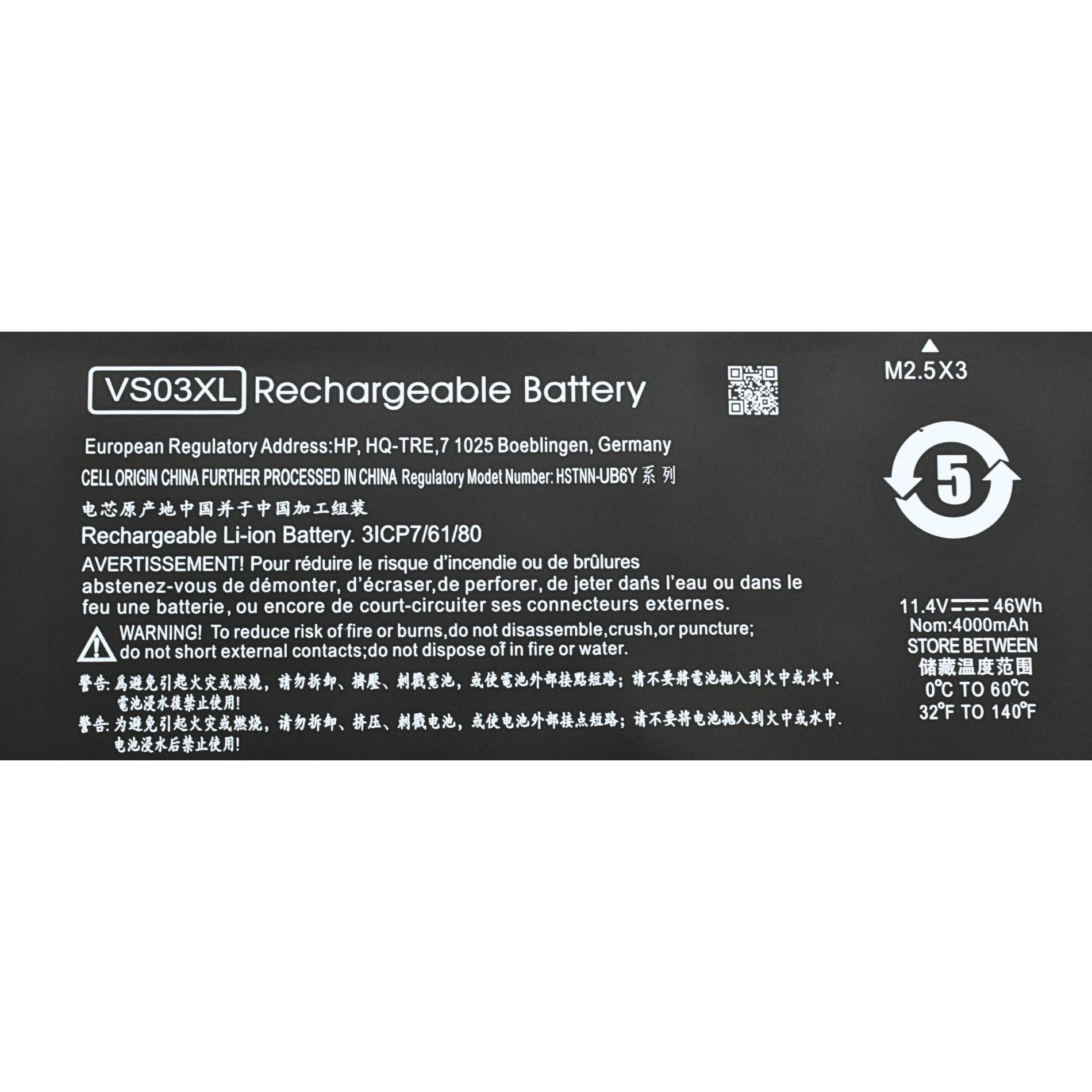 Baterias para Laptops OVALTECH OTHVS03XL